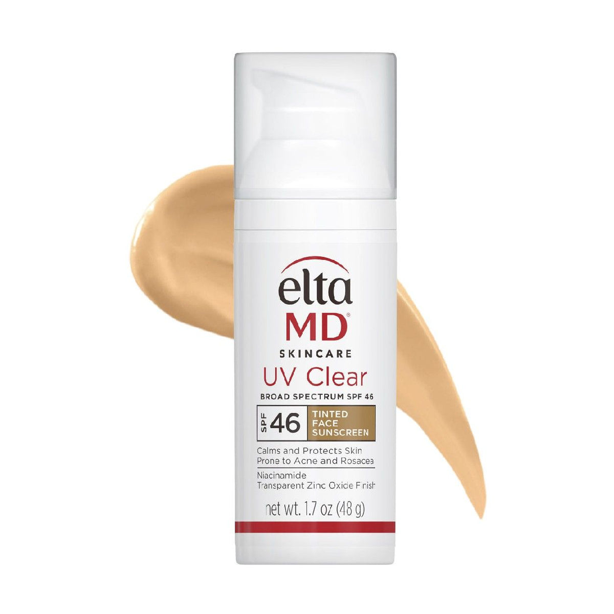 elta MD UV Clear Tinted Broad-Spectrum Facial Sunscreen SPF 46